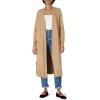 imageAmazon Essentials Womens Regular Fit Lightweight Duster Length Cardigan SweaterCamel Heather