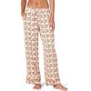 imageAmazon Essentials Womens RegularFit FullLength Satin Pajama PantsPale Pink Blush Leopard