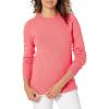 imageAmazon Essentials Womens RegularFit Soft Touch LongSleeve Crewneck SweaterCoral Pink
