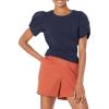 imageAmazon Essentials Womens RegularFit Twist Sleeve Crewneck TShirtNavy