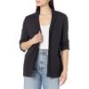 imageAmazon Essentials Womens RelaxedFit Soft Ponte BlazerBlack