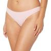 imageAmazon Essentials Womens Seamless Breathable Underwear for Women Thong Bonded Stretch Pack of 4Cool Colors