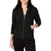 imageAmazon Essentials Womens SherpaLined Fleece FullZip Hooded Jacket Available in Plus SizeBlack