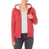 imageAmazon Essentials Womens SherpaLined Fleece FullZip Hooded Jacket Available in Plus SizeRed Heather