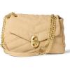 imageAmazon Essentials Womens Soft Quilted Flap BagTan Faux Suede