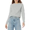 imageAmazon Essentials Womens Stitch Cable SweaterLight Grey Heather