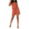 imageAmazon Essentials Womens Studio Terry RomperTerracotta