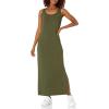 imageAmazon Essentials Womens Supersoft Terry Racerback Maxi Dress Previously Daily RitualOlive