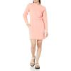 imageAmazon Essentials Womens Waisted Sweatshirt Dress Available in Plus SizePeach