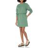 imageAmazon Essentials Womens Waisted Sweatshirt Dress Available in Plus SizeSage Green