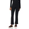 imageAmazon Essentials Womens Wide Rib Flared Ankle Pant Previously Daily RitualBlack