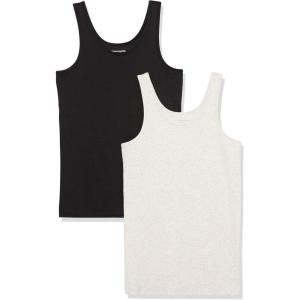 imageAmazon Essentials Maternity Tank Tops for Women Comfortable and Stylish Basics Pack of 2BeigeBlack