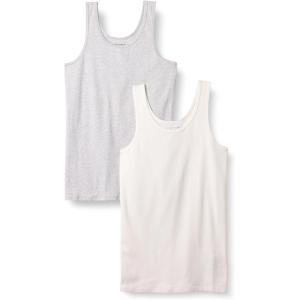 imageAmazon Essentials Maternity Tank Tops for Women Comfortable and Stylish Basics Pack of 2IvoryLight Grey Heather