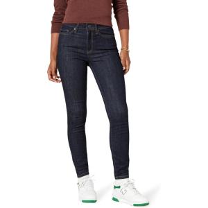 imageAmazon Essentials Skinny Jeans for Women High Waist Stretchy DenimBlack Rinse