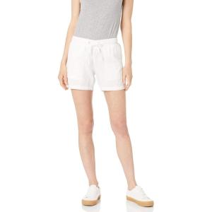 imageAmazon Essentials Womens 5quot Inseam Drawstring Linen Blend Shorts Available in Plus SizeWhite