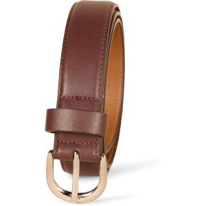 imageAmazon Essentials Womens Casual Skinny Jean Belt with Single Prong Buckle Available in Plus SizeBrown