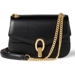 imageAmazon Essentials Womens Chain Shoulder BagBlack Faux Leather
