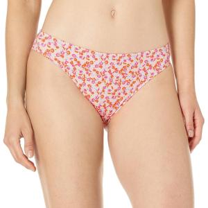 imageAmazon Essentials Womens Classic Bikini Swimsuit BottomPale Peach Micro Floral