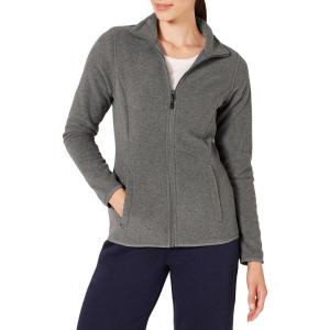imageAmazon Essentials Womens ClassicFit FullZip Polar Soft Fleece Jacket Available in Plus SizeCharcoal Heather