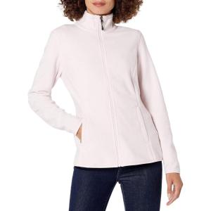 imageAmazon Essentials Womens ClassicFit FullZip Polar Soft Fleece Jacket Available in Plus SizeLight Pink