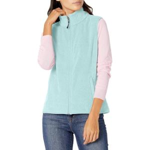 imageAmazon Essentials Womens ClassicFit Sleeveless Polar Soft Fleece Vest Available in Plus SizeAqua Blue