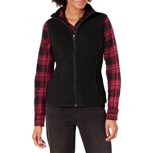 imageAmazon Essentials Womens ClassicFit Sleeveless Polar Soft Fleece Vest Available in Plus SizeBlack