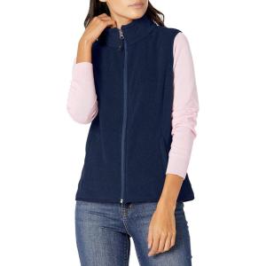 imageAmazon Essentials Womens ClassicFit Sleeveless Polar Soft Fleece Vest Available in Plus SizeNavy