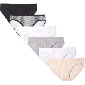 imageAmazon Essentials Womens Cotton Bikini Brief Underwear Available in Plus Size MultipacksBasic Colors