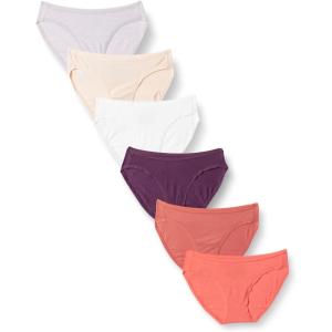 imageAmazon Essentials Womens Cotton Bikini Brief Underwear Available in Plus Size MultipacksNeutral Shades