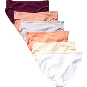 imageAmazon Essentials Womens Cotton High Leg Brief Underwear Available in Plus Size Breathable MultipacksNeutral Shades
