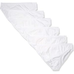 imageAmazon Essentials Womens Cotton High Leg Brief Underwear Available in Plus Size Breathable MultipacksWhite