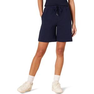 imageAmazon Essentials Womens Fleece High Rise Bermuda Shorts Plus Size AvailableNavy