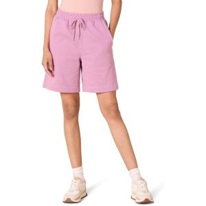 imageAmazon Essentials Womens Fleece High Rise Bermuda Shorts Plus Size AvailablePurple Mauve