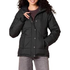 imageAmazon Essentials Womens Heavyweight Quilted LongSleeve Hooded Puffer Coat Available in Plus SizeBlack
