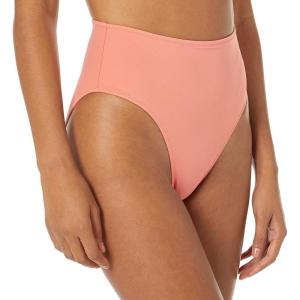imageAmazon Essentials Womens High Waist High Leg Bikini BottomCoral Pink