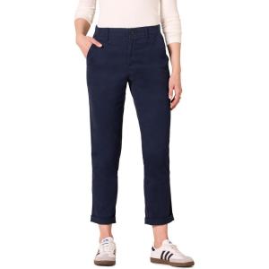 imageAmazon Essentials Womens HighRise RegularFit AnkleLength TaperedLeg Khaki PantNavy