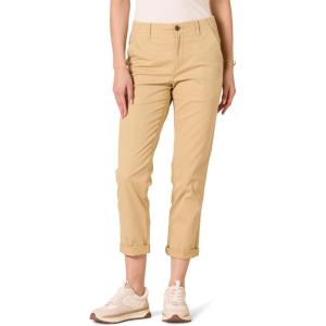 imageAmazon Essentials Womens HighRise RegularFit AnkleLength TaperedLeg Khaki PantTan