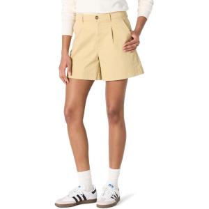 imageAmazon Essentials Womens HighRise RelaxedFit Aline Elastic Back ShortTan