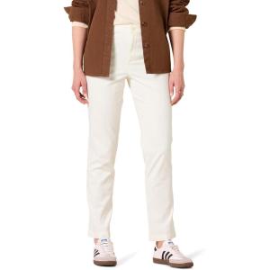 imageAmazon Essentials Womens HighRise SlimFit FullLength StraightLeg Khaki PantEggshell White