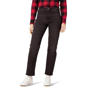 imageAmazon Essentials Womens HighRise Straight JeanWashed Black