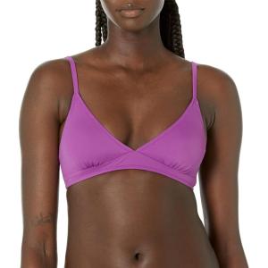 imageAmazon Essentials Womens LightSupport Classic Bikini Swimsuit TopViolet