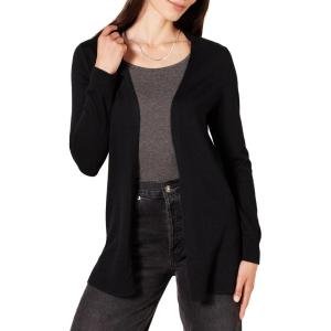imageAmazon Essentials Womens Lightweight OpenFront Cardigan Sweater Available in Plus SizeBlack