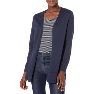 imageAmazon Essentials Womens Lightweight OpenFront Cardigan Sweater Available in Plus SizeNavy