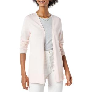 imageAmazon Essentials Womens Lightweight OpenFront Cardigan Sweater Available in Plus SizePale Pink