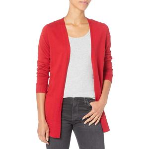 imageAmazon Essentials Womens Lightweight OpenFront Cardigan Sweater Available in Plus SizeRed