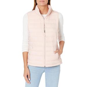 imageAmazon Essentials Womens Lightweight WaterResistant Packable Puffer VestLight Pink