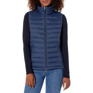 imageAmazon Essentials Womens Lightweight WaterResistant Packable Puffer VestNavy