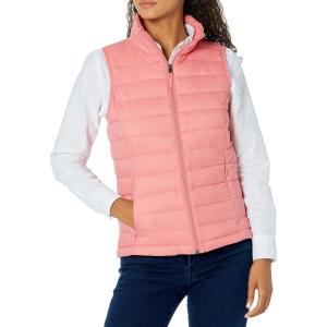 imageAmazon Essentials Womens Lightweight WaterResistant Packable Puffer VestPink