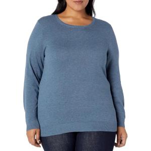 imageAmazon Essentials Womens LongSleeve Lightweight Crewneck Sweater Available in Plus SizeBlue