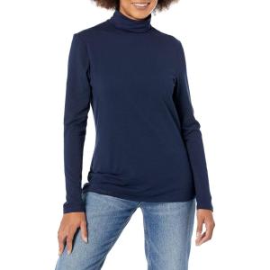 imageAmazon Essentials Womens LongSleeve Turtleneck Available in Plus SizeNavy